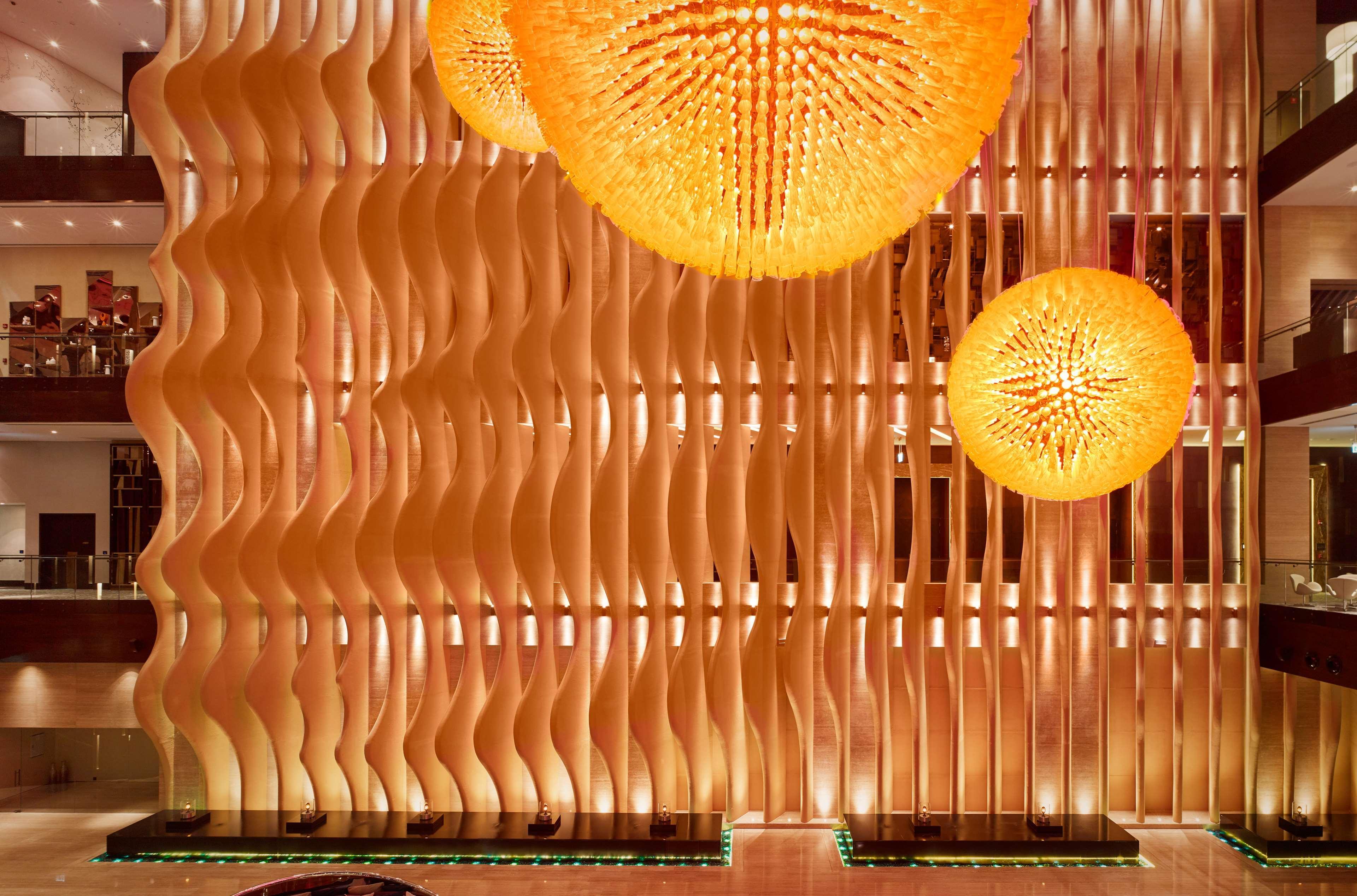 Grand Hyatt Abu Dhabi Hotel & Residences Emirates Pearl Экстерьер фото The lobby of the hotel
