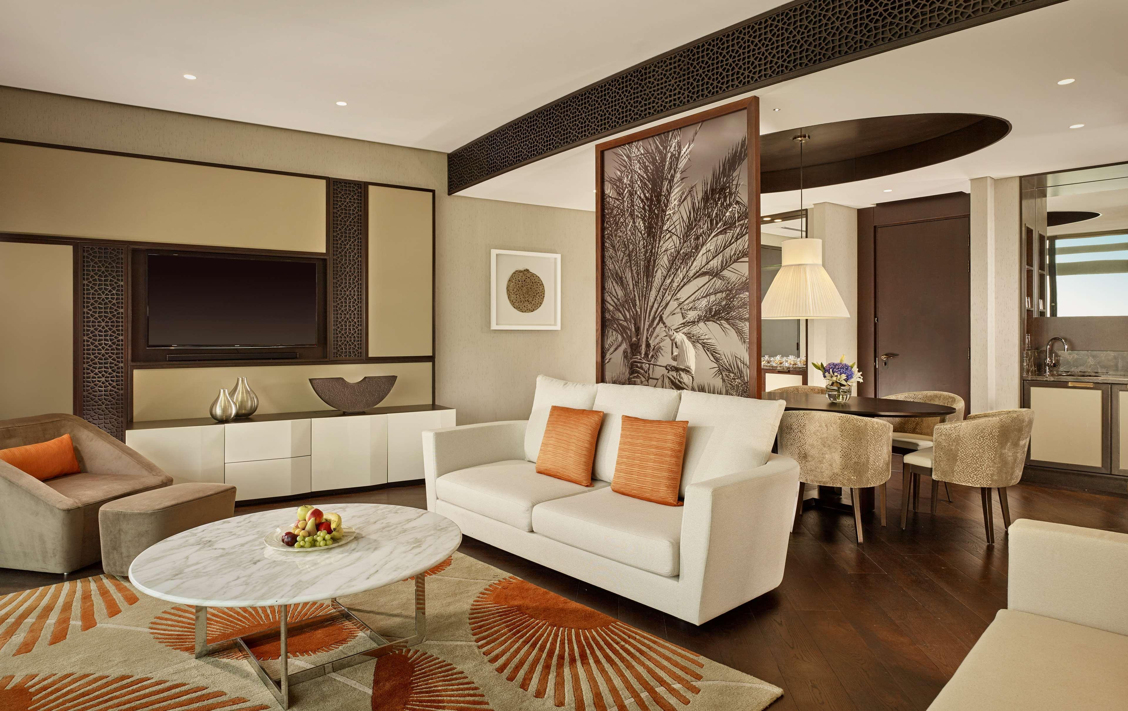 Grand Hyatt Abu Dhabi Hotel & Residences Emirates Pearl Экстерьер фото A living room in a suite at the Taj Mahal Palace, Mumbai