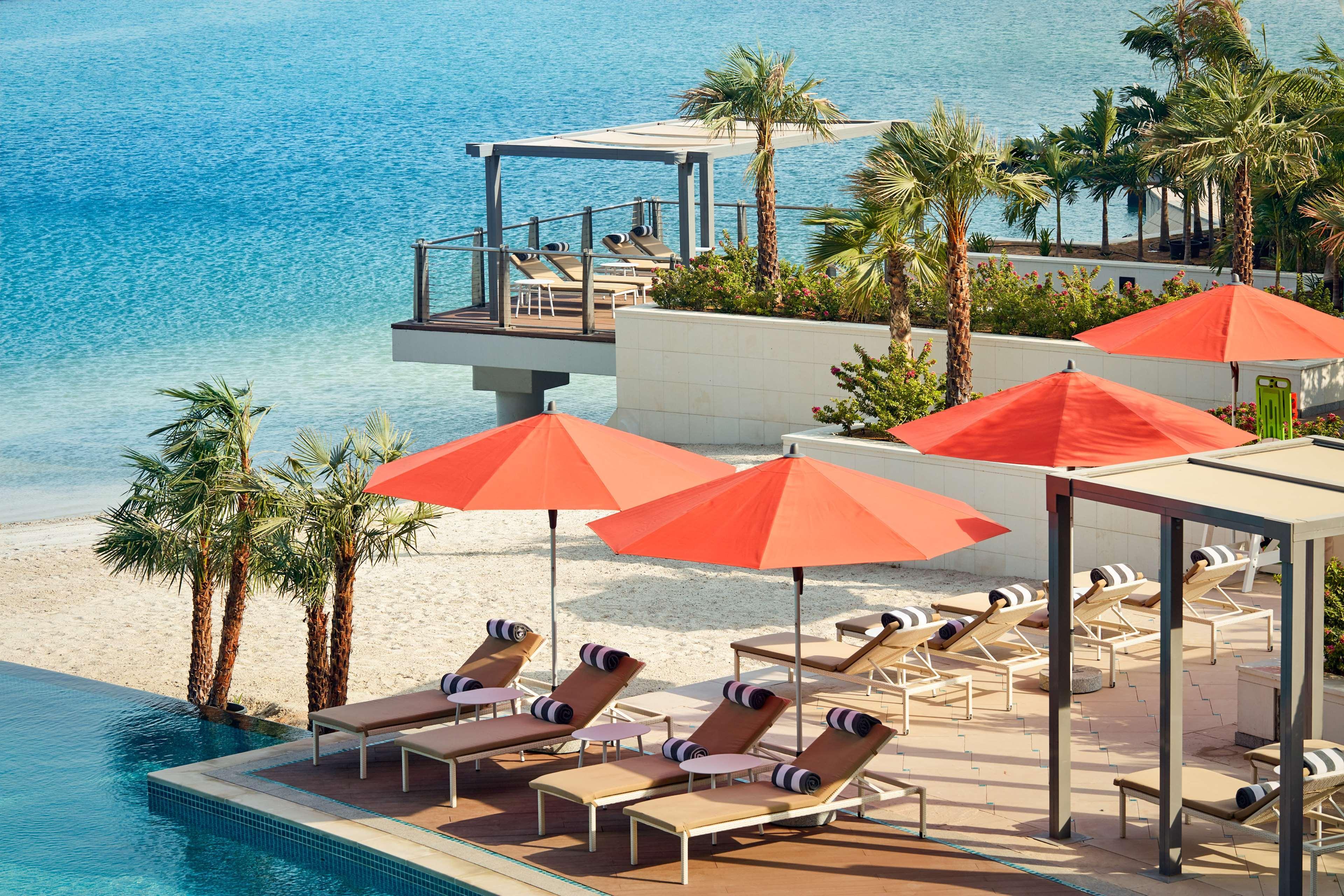Grand Hyatt Abu Dhabi Hotel & Residences Emirates Pearl Экстерьер фото Beach at the hotel